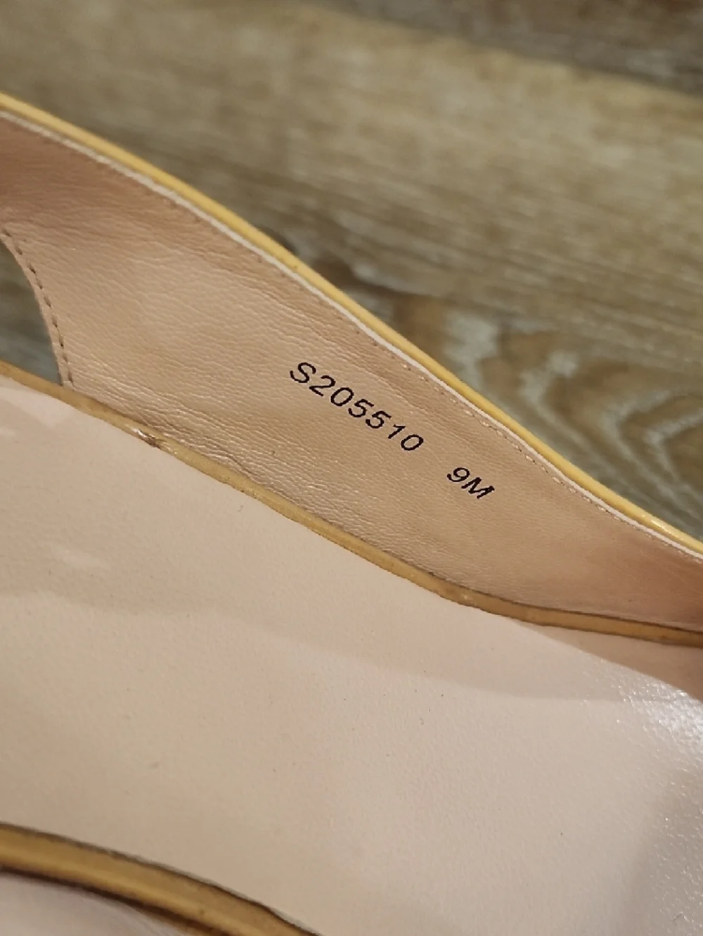 Stuart Weitzman Nude Peep Toe Patent Leather Espadrille Wedge Slingbacks Luxury